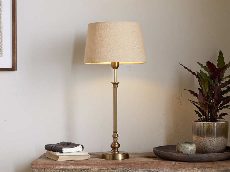 Ehadi Antique Table Lamp - Antique Brass