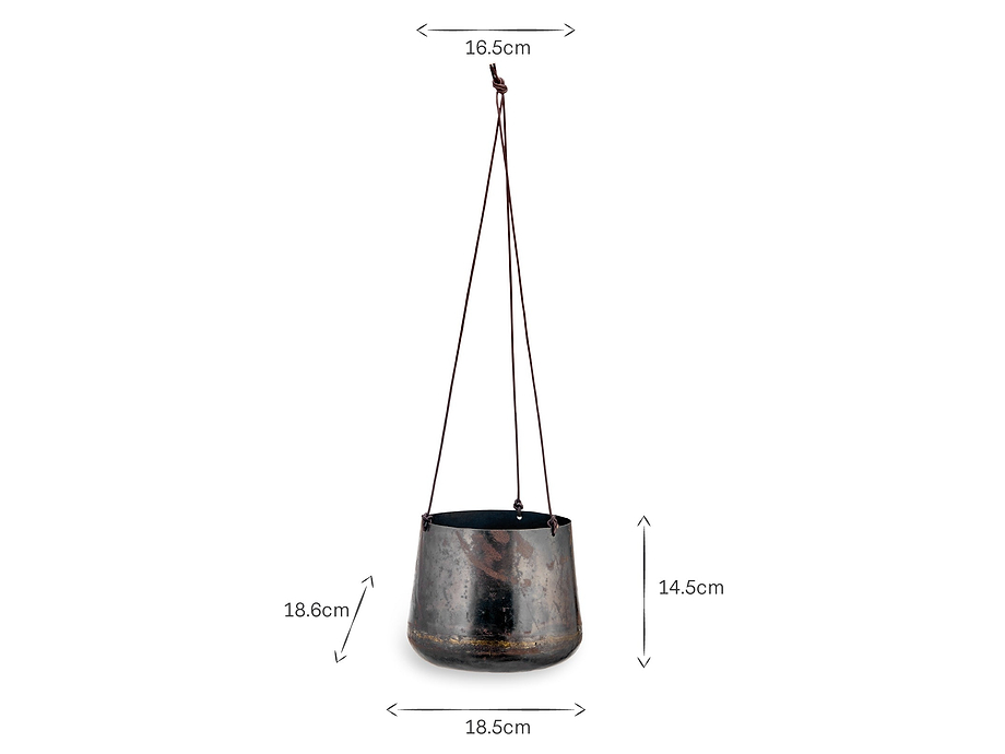 Endo Reclaimed Iron Hanging Planter