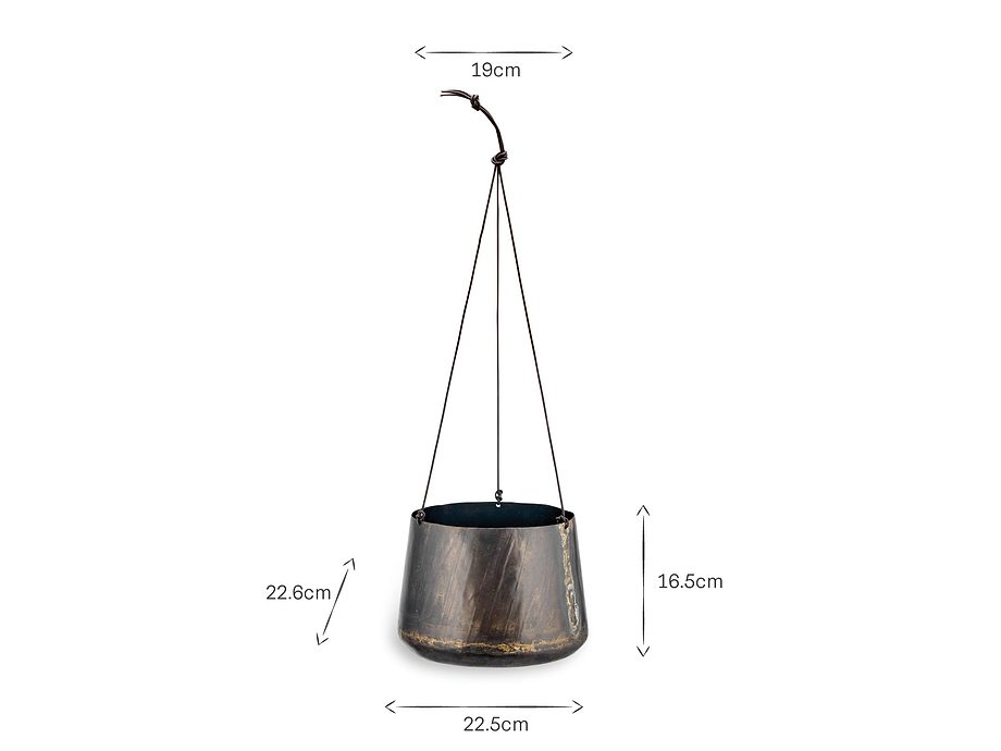 Endo Reclaimed Iron Hanging Planter