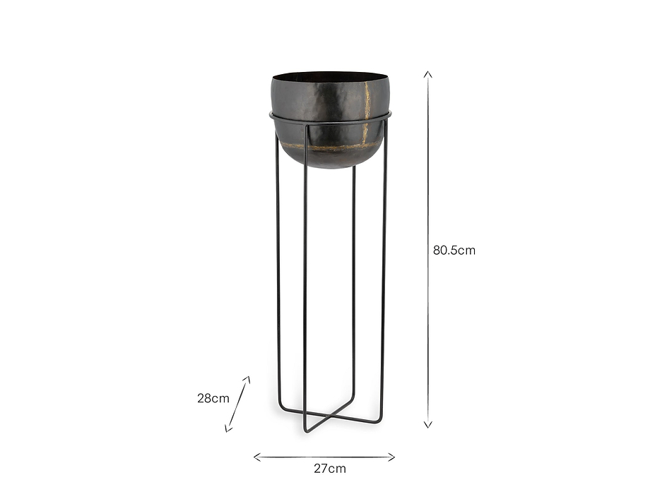 Endo Reclaimed Iron Planter Stand