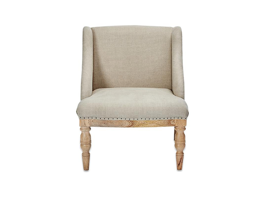 Elbu Deconstructed Linen Armchair - Stone