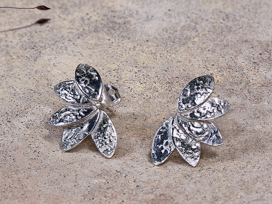 Elina Earrings - Silver