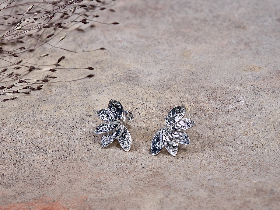 Elina Earrings - Silver