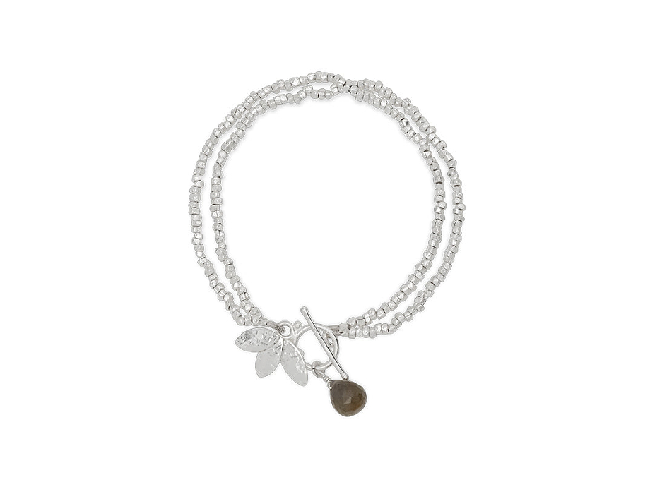 Elina Labradorite Bracelet - Silver