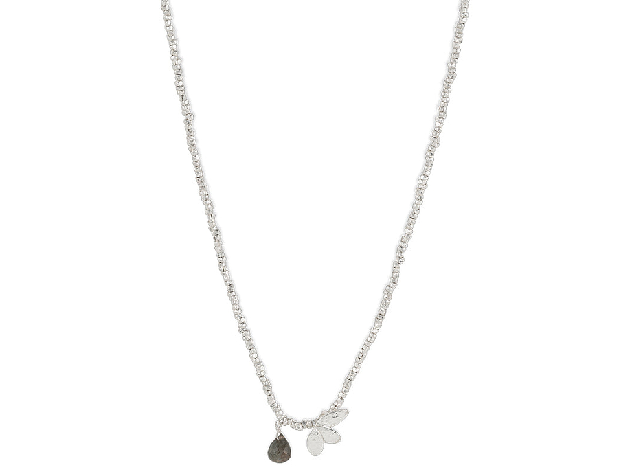 Elina Labradorite Necklace - Silver