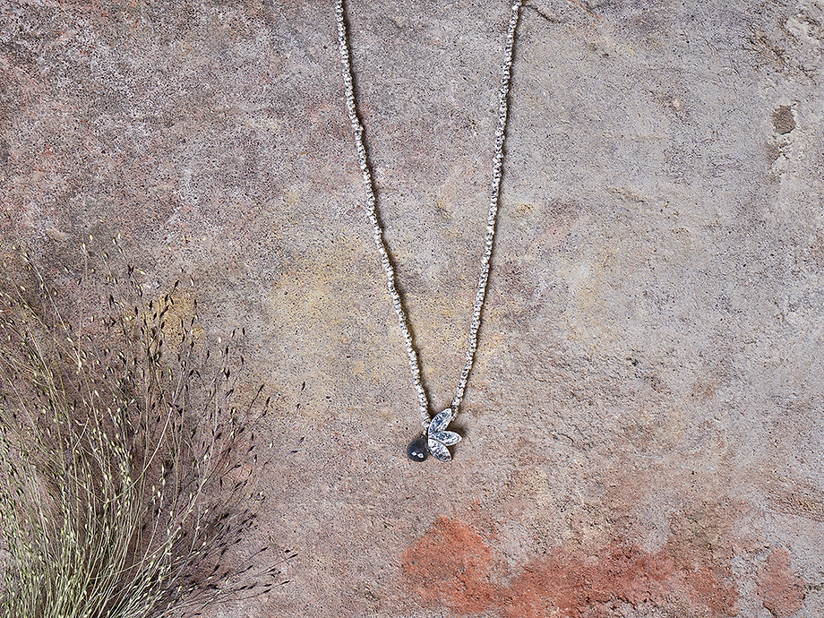 Elina Labradorite Necklace - Silver