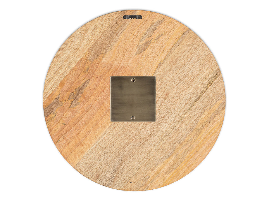 Enugu Mango Wood Clock - Natural