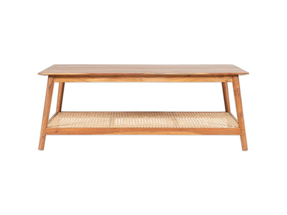Erabar Acacia & Cane Coffee Table