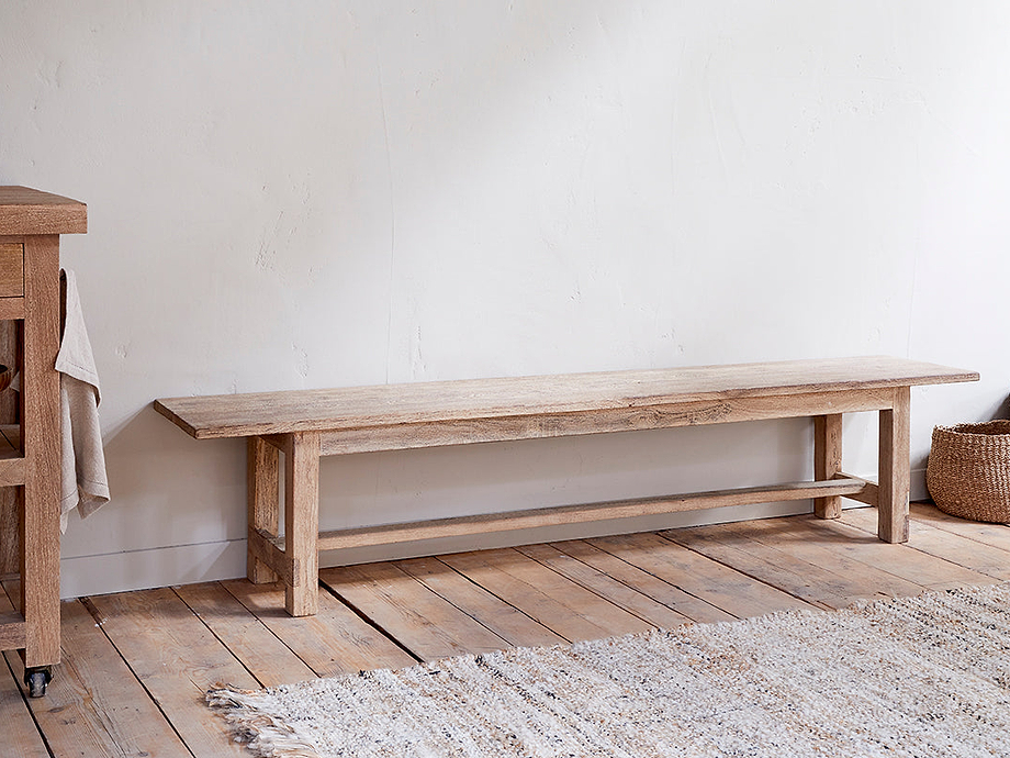 Fioni Reclaimed Wood Bench - Natural