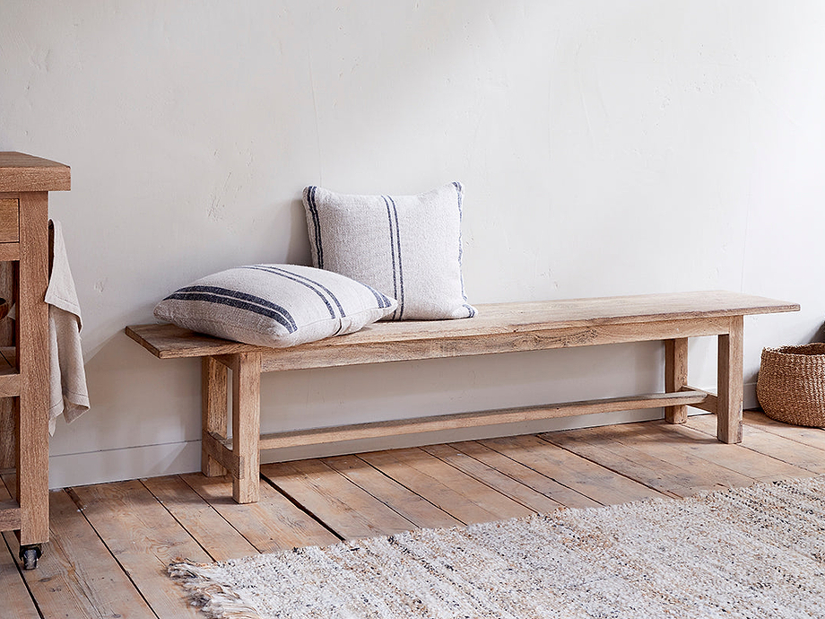 Fioni Reclaimed Wood Bench - Natural