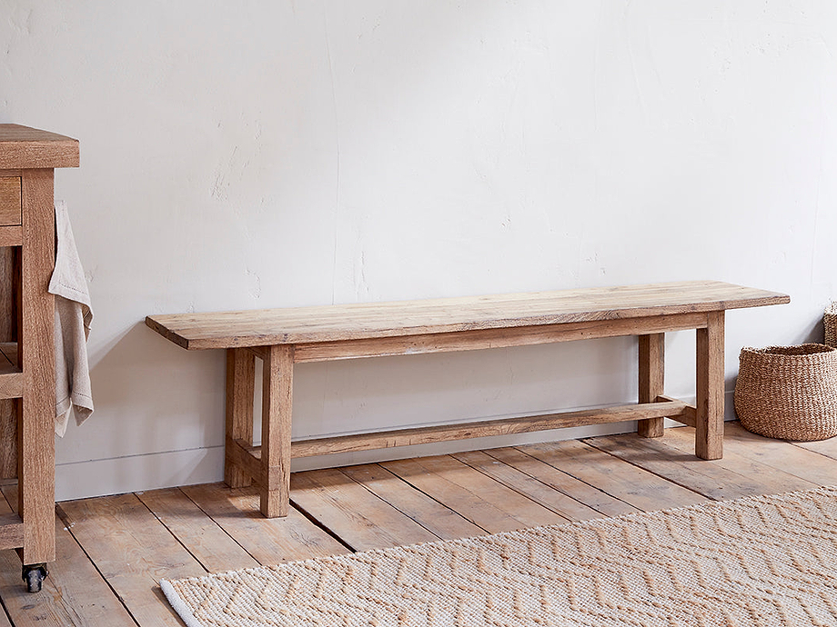 Fioni Reclaimed Wood Bench - Natural