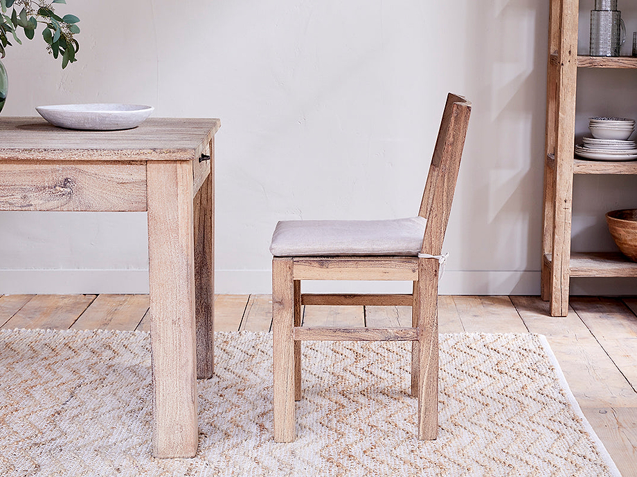 Fioni Reclaimed Wood Dining Chair - Natural