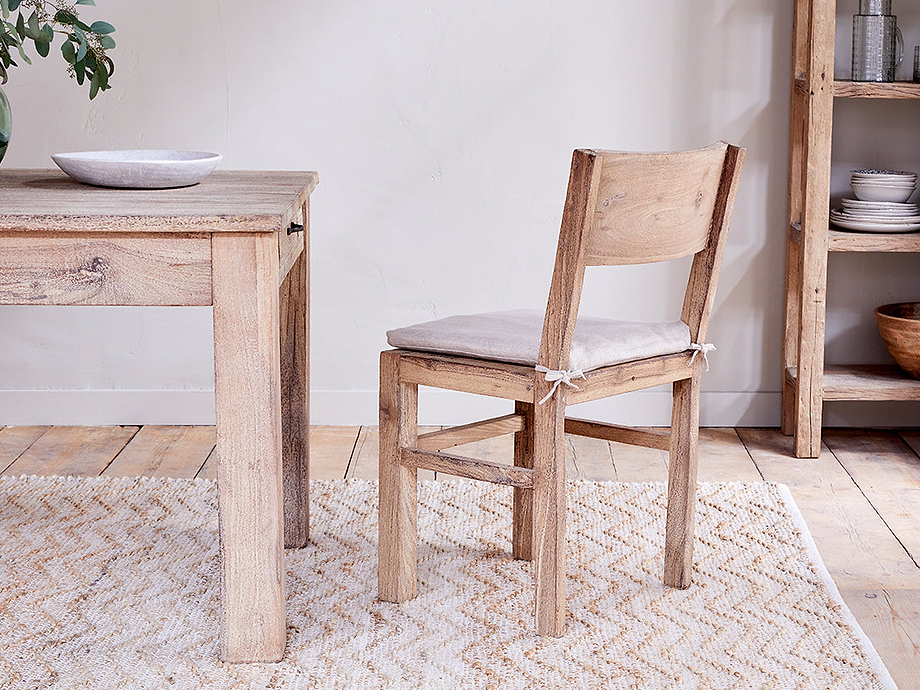 Fioni Reclaimed Wood Dining Chair - Natural