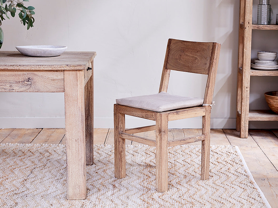 Fioni Reclaimed Wood Dining Chair - Natural