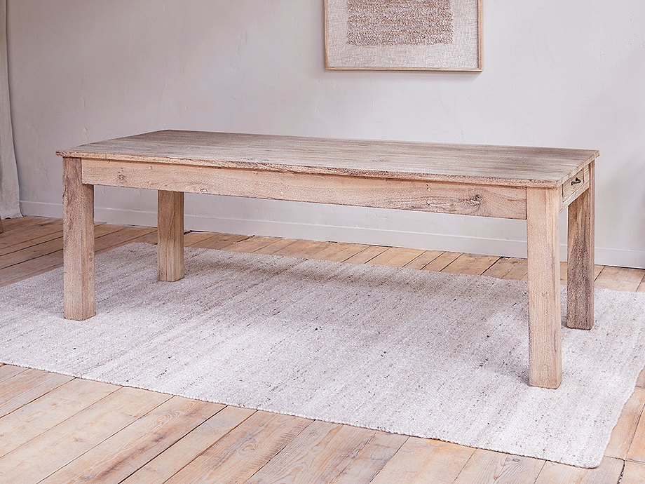 Fioni Reclaimed Wood Dining Table - Natural