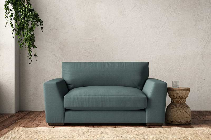 Guddu Love Seat - Recycled Cotton Airforce