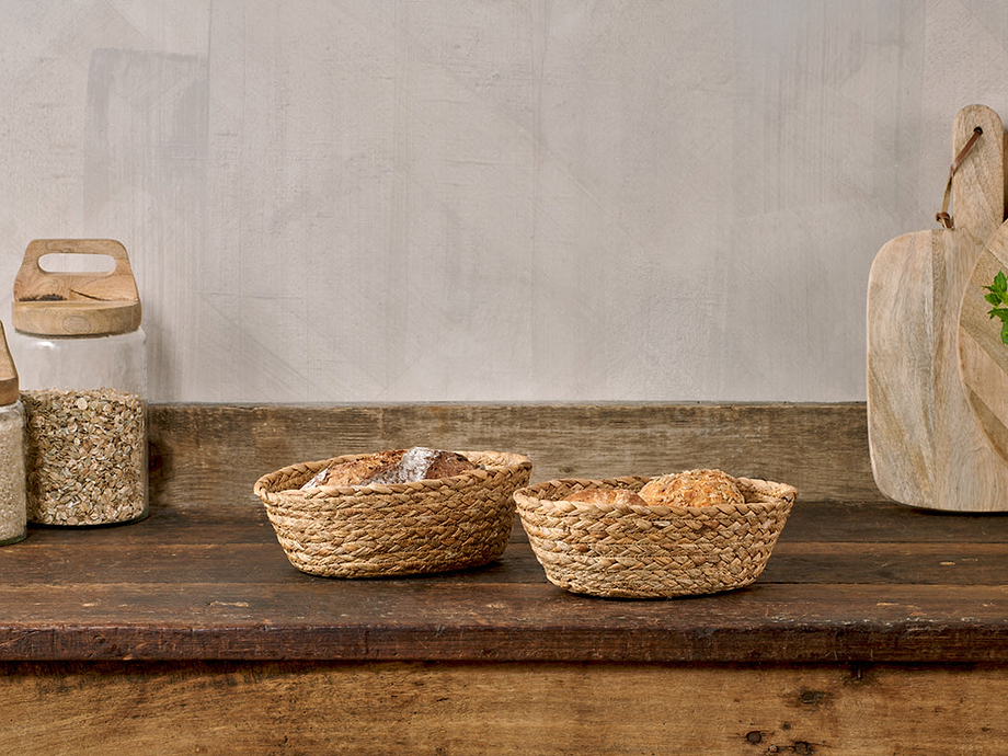 Giti Bread Baskets - Natural (Set of 2)