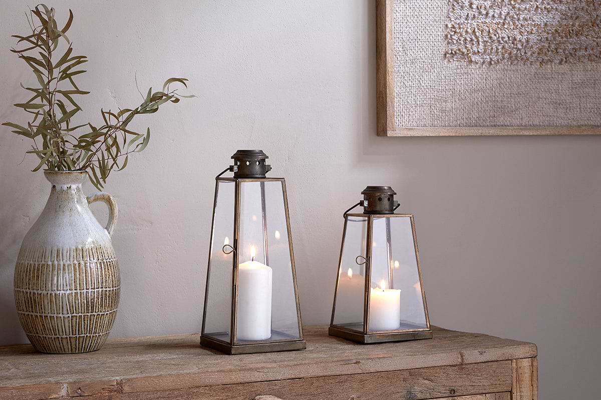 Giva Lantern - Antique Brass