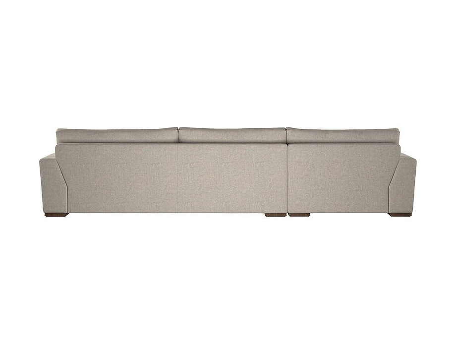 Guddu Grand Left Hand Chaise Sofa - Brera Linen Natural