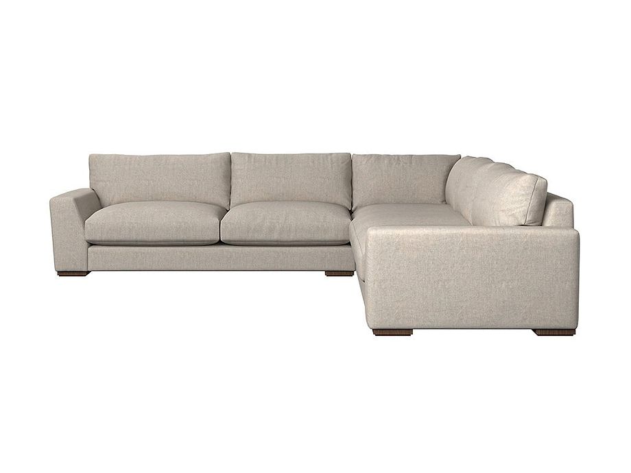 Guddu Grand Left Hand Corner Sofa - Brera Linen Natural