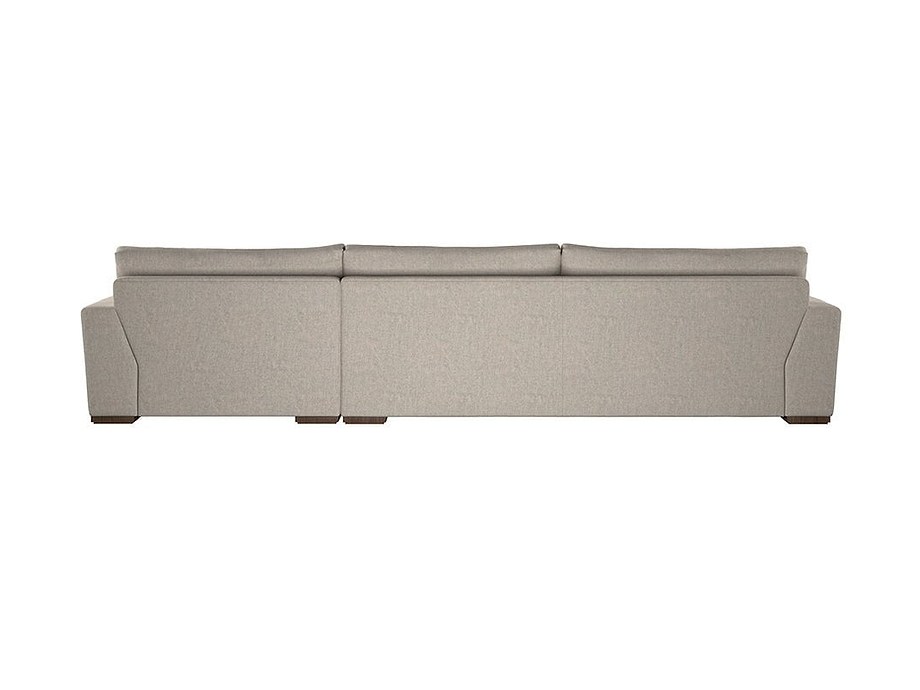 Guddu Grand Right Hand Chaise Sofa - Brera Linen Natural