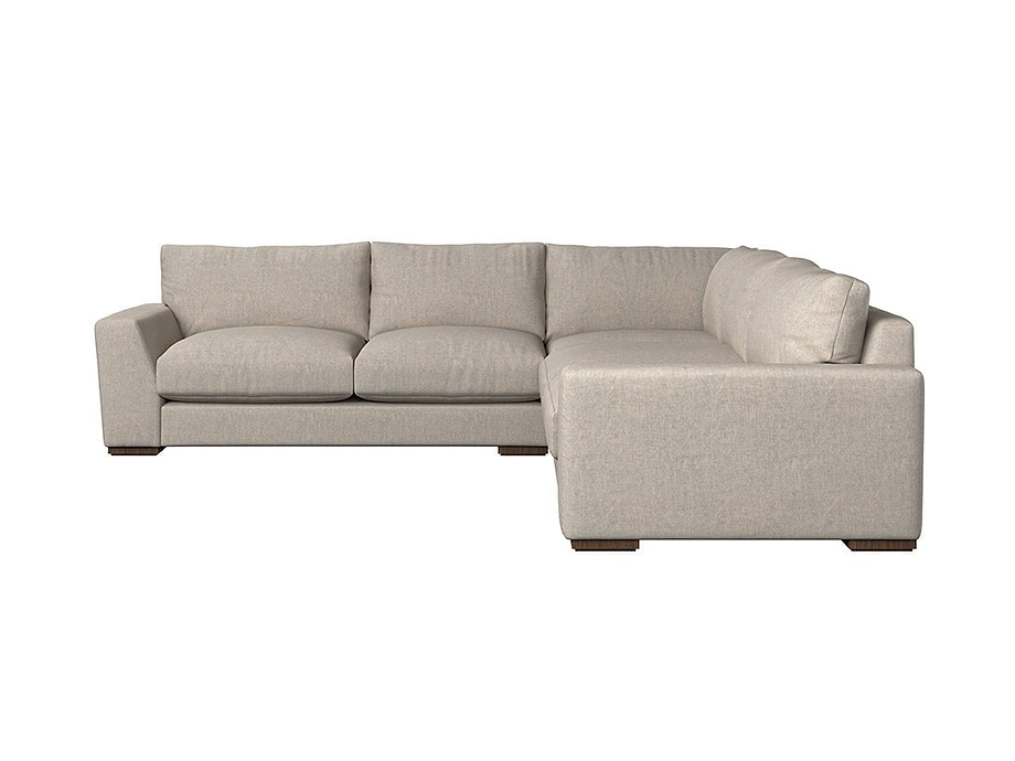 Guddu Large Left Hand Corner Sofa - Brera Linen Natural