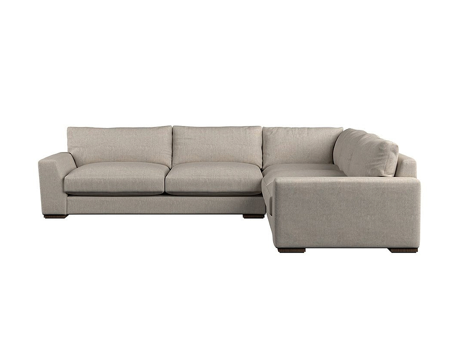 Guddu Large Right Hand Corner Sofa - Brera Linen Natural