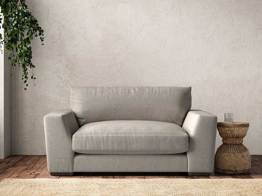 Guddu Love Seat - Brera Linen Natural