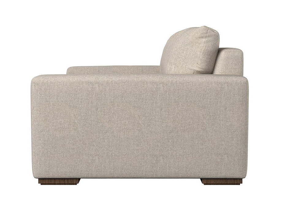 Guddu Love Seat - Brera Linen Pebble