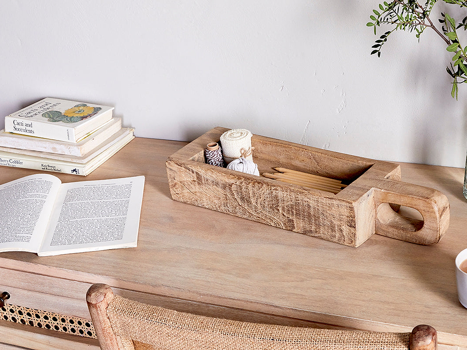 Hanwa Reclaimed Wood Traditional Storage Pot