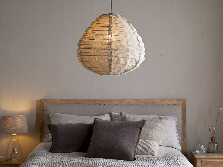 Hirana Linen Lampshade - Natural - Small