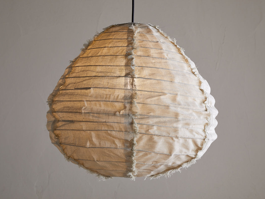 Hirana Linen Lampshade - Natural - Small