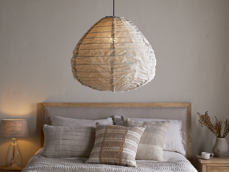 Hirana Cotton Lampshade - Natural - Large