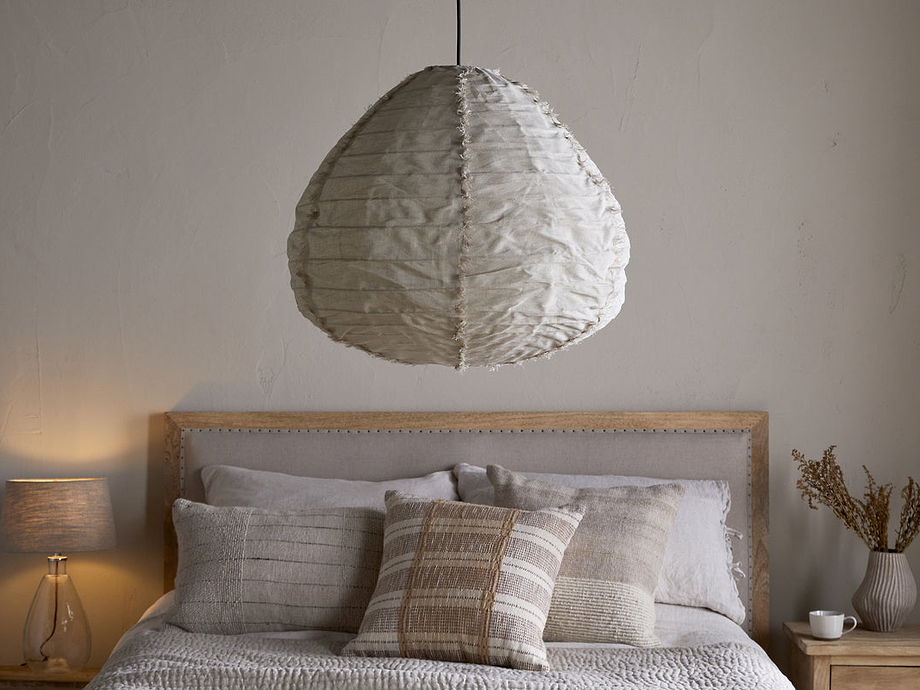 Hirana Cotton Lampshade - Natural - Large