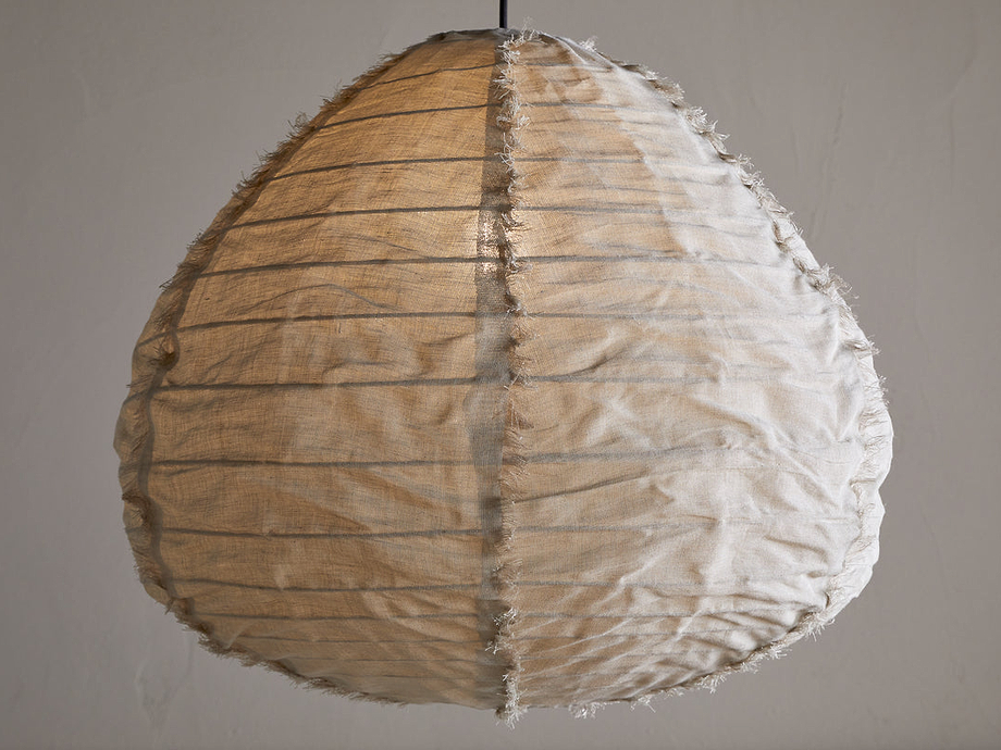 Hirana Cotton Lampshade - Natural - Large