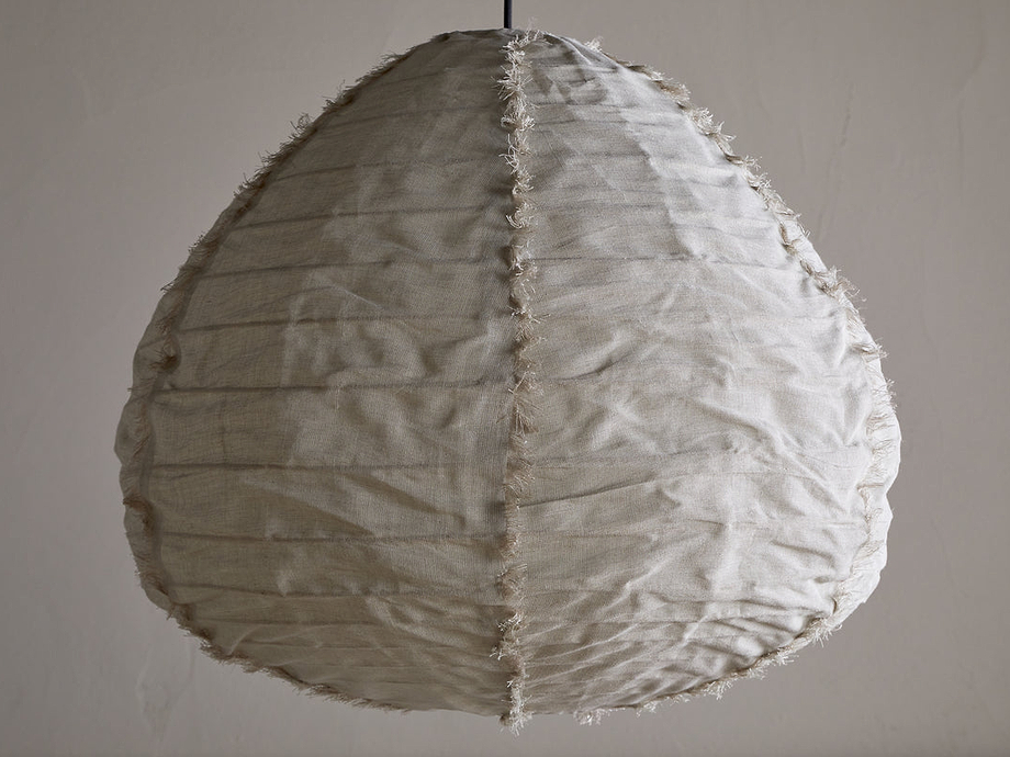 Hirana Cotton Lampshade - Natural - Large