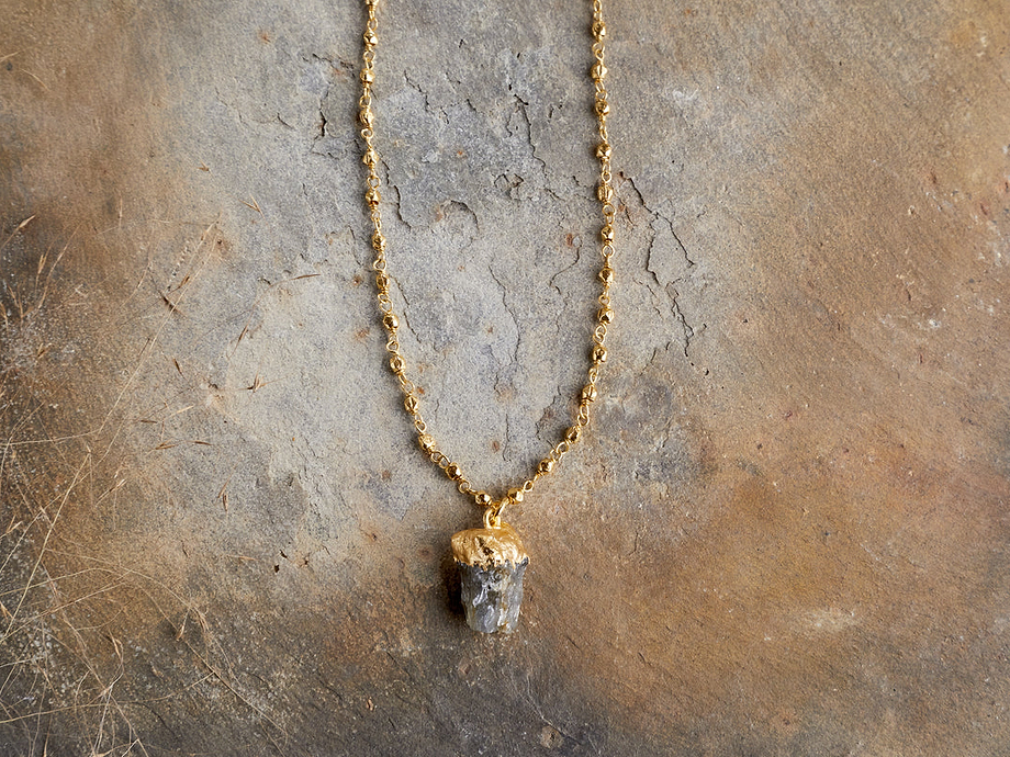 Hadari Labradorite Necklace - Gold