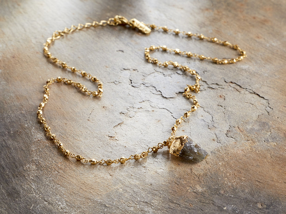 Hadari Labradorite Necklace - Gold