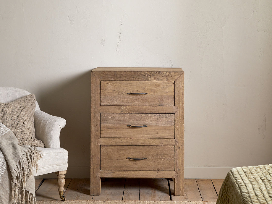 Iya Reclaimed Wood Chest of Drawers - Natural - Small