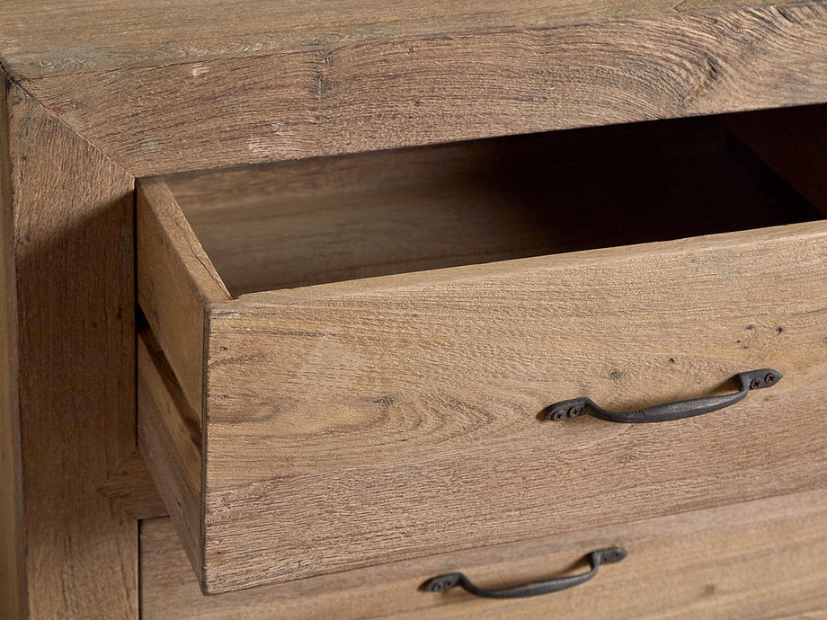 Iya Reclaimed Wood Chest of Drawers - Natural - Small