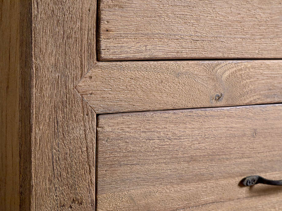Iya Reclaimed Wood Chest of Drawers - Natural - Small