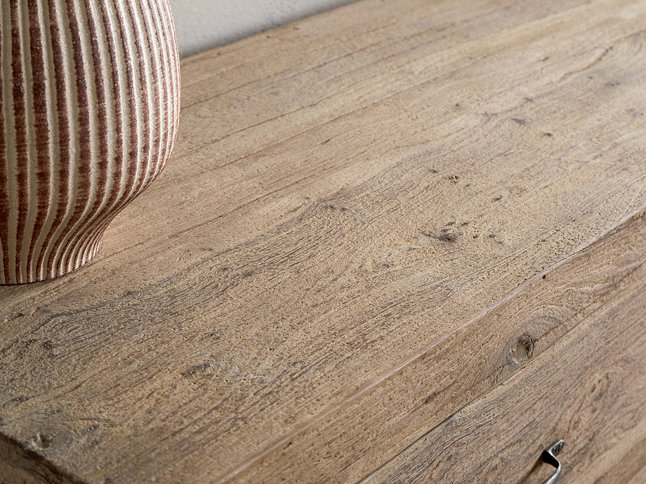 Iya Reclaimed Wood Chest of Drawers - Natural - Large
