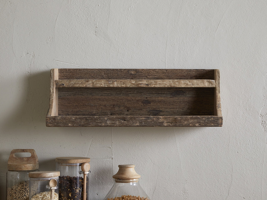 Ibo Reclaimed Wood Storage Shelf - Natural