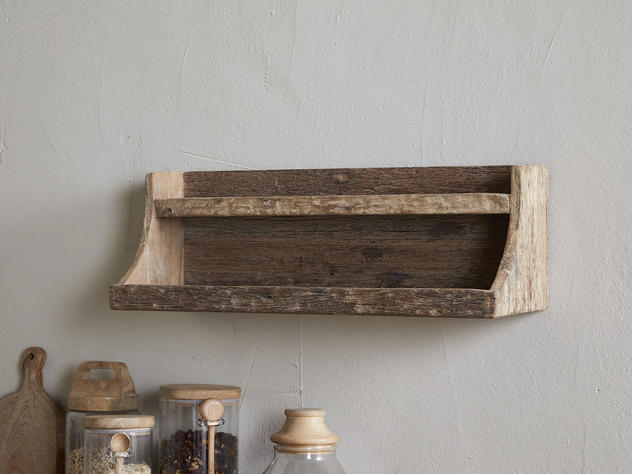 Ibo Reclaimed Wood Storage Shelf - Natural