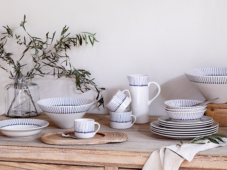 Iba Butter Dish - Indigo