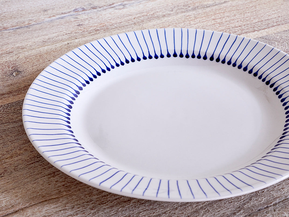 Iba Dinner Plate - Indigo