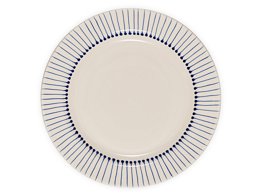 Iba Dinner Plate - Indigo