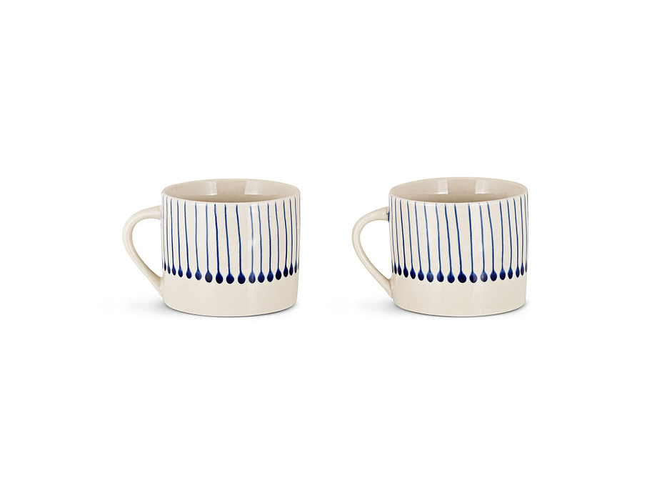 Iba Mug - Indigo - Small (Set of 2)