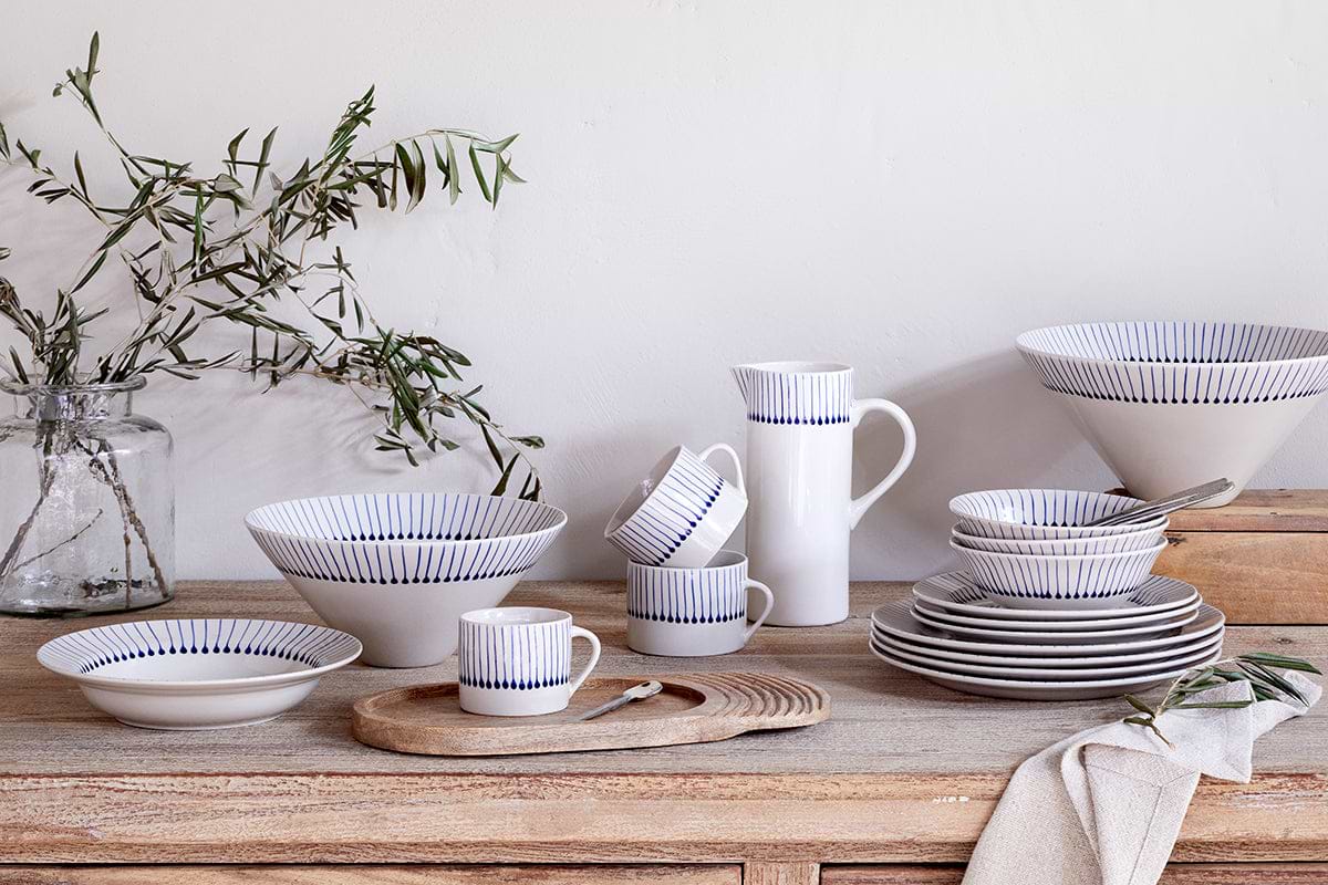 Iba Serving Bowl - Indigo