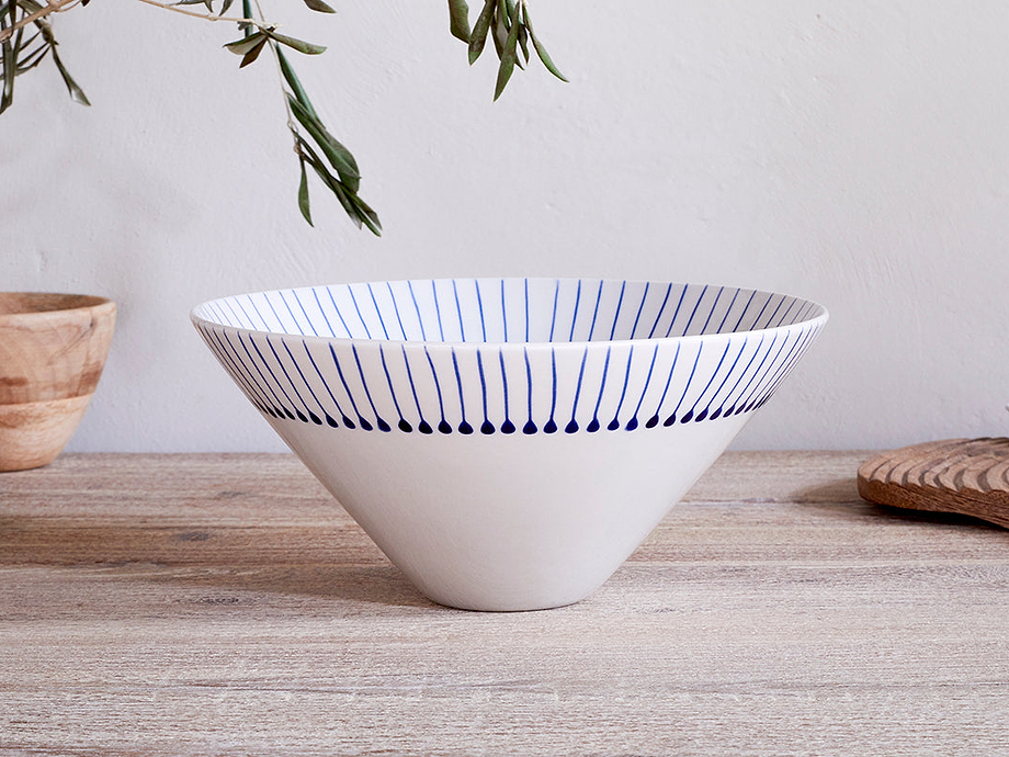 Iba Serving Bowl - Indigo